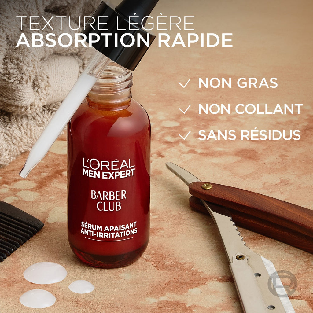 L'Oréal Paris Men Expert Barber Club Sérum Visage Apaisant Anti-Irritations 30ml