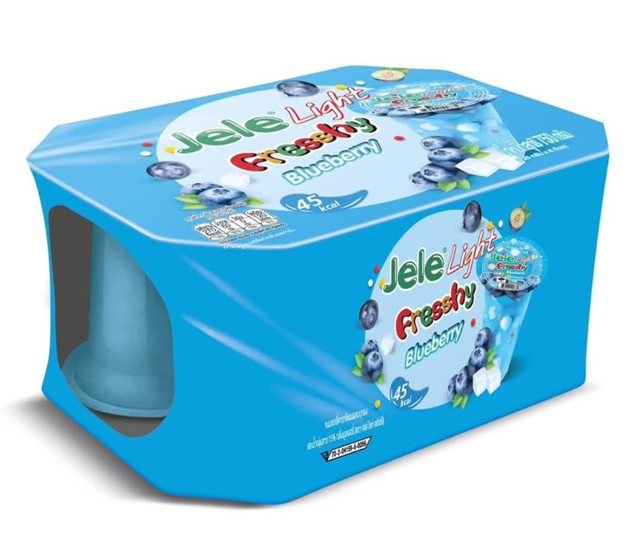 Jele Fresshy Light Gelée légère à la myrtille - 6 x 125 g