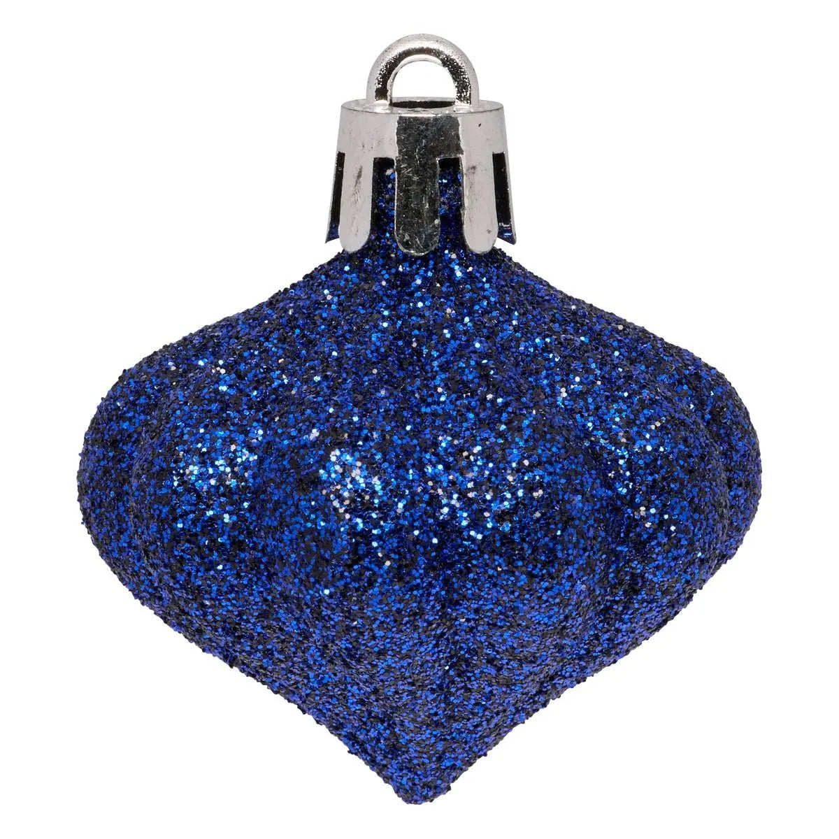 Atmosphera Lot de 18 Boules de Noel Bleu Nuit