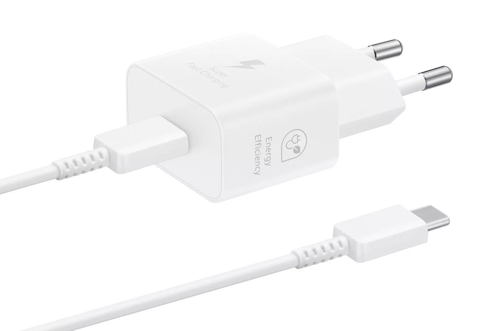 Samsung EP-T2510 Adaptateur secteur pour smartphone Blanc, Charge rapide USB, Intérieur