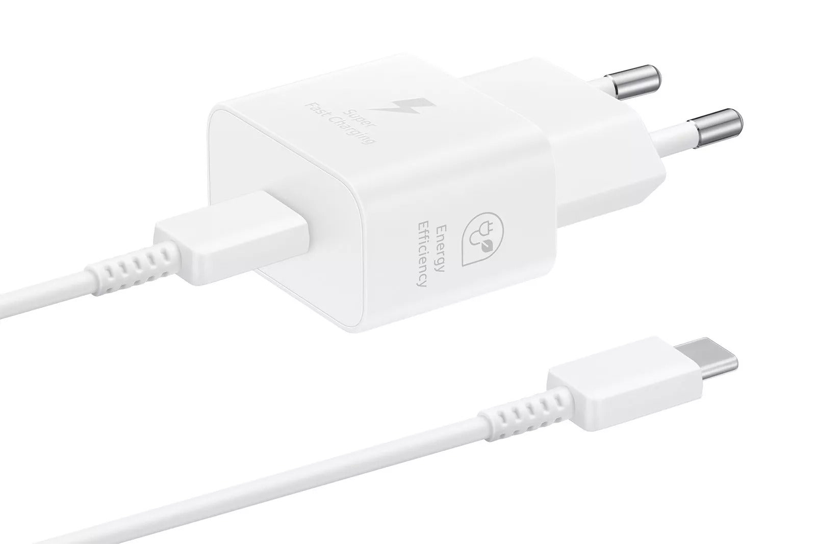 Samsung EP-T2510 Adaptateur secteur pour smartphone Blanc, Charge rapide USB, Intérieur