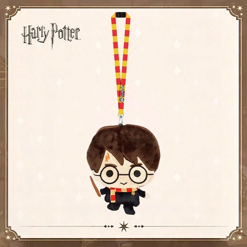 Warner Bros. 1 pièce Tour de cou en peluche Harry Potter sous licence officielle À thème Poudlard Gryffondor Produit dérivé de films et d’animation Accessoire avec figurine en peluche Cadeau
