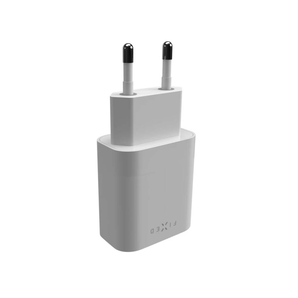FIXED Chargeur de voyage USB-C 20 W, blanc
