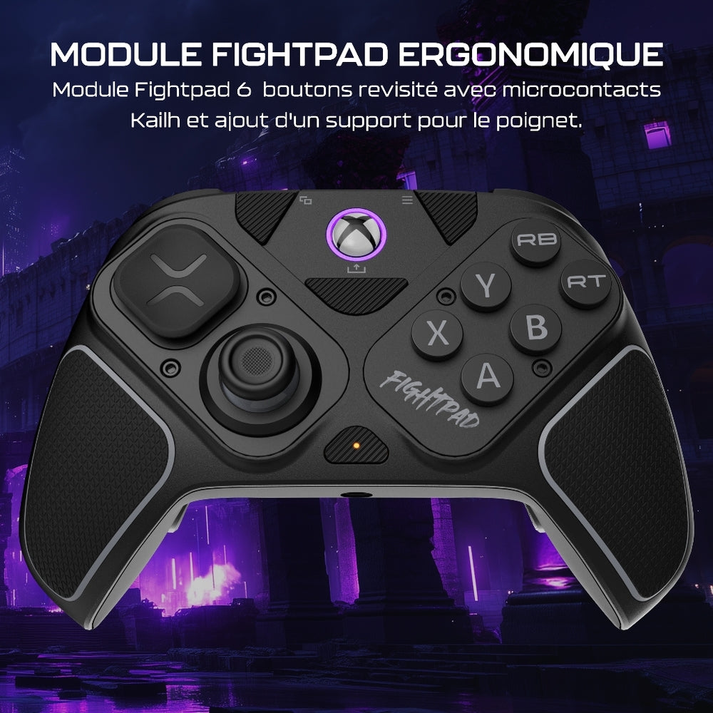 Turtle Beach Victrix Pro BFG Reloaded Manette esport modulaire Sans fil - Gâchettes à effet Hall & Sticks Anti-Drift & Module Fightpad 6 boutons - Xbox Series X|S