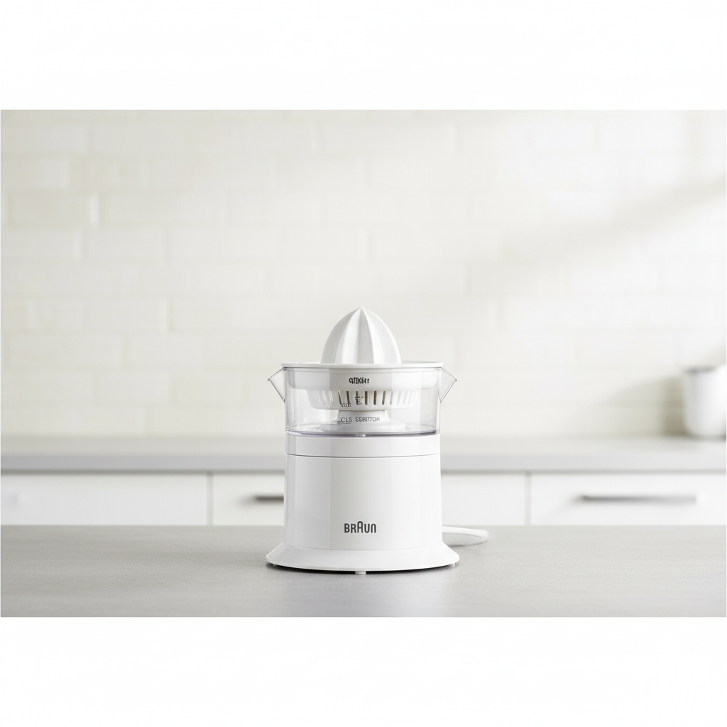 BRAUN Tribute Collection, Presse-agrumes Électrique, CJ3000WH, Blanc