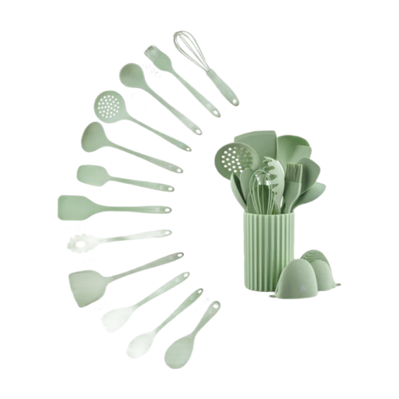 Björn IVAR Lot de 15 ustensiles de cuisine en silicone