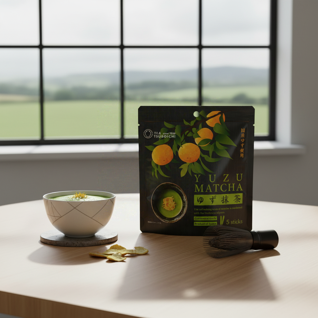 Tsuboichi Thé instantané matcha yuzu - 50 g