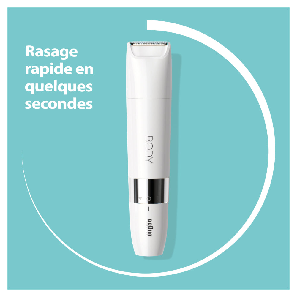BRAUN Mini rasoir BS1000 Étanche Blanc
