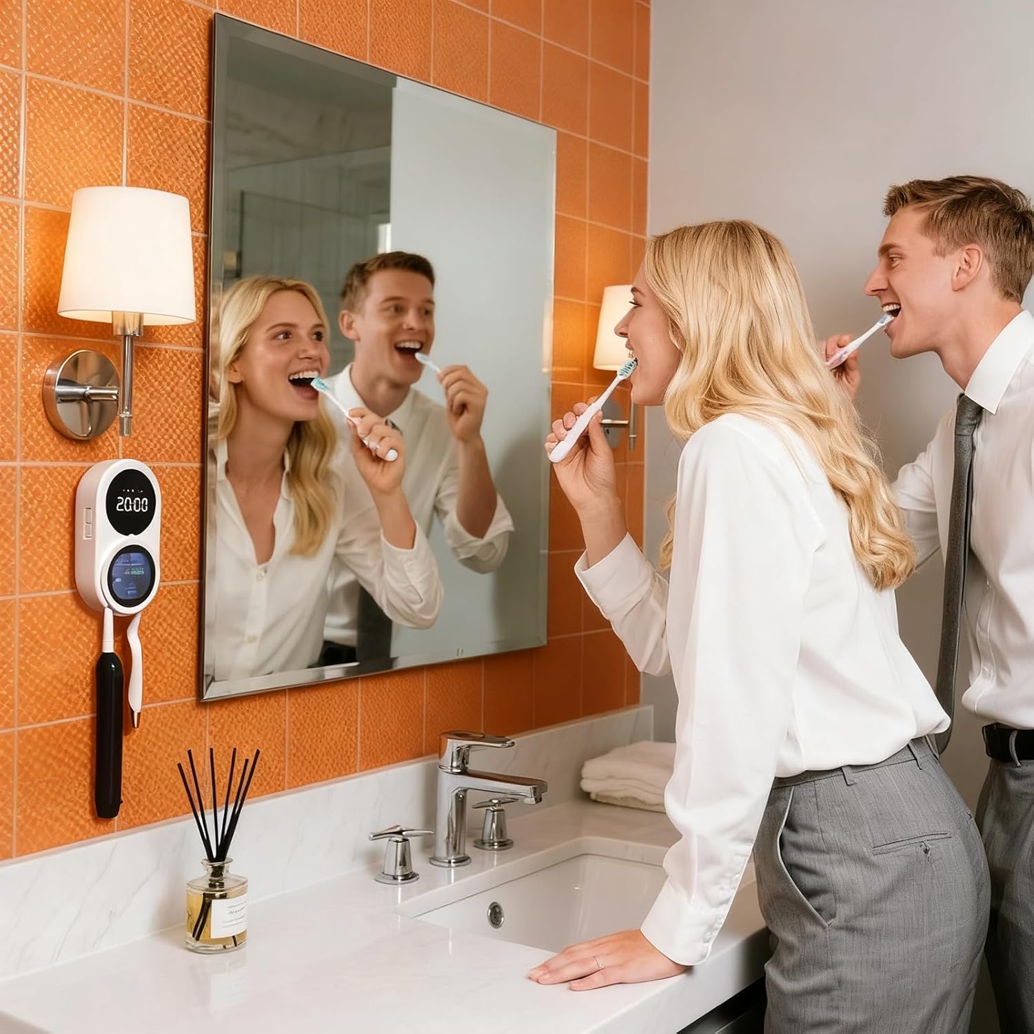 iHave F6 Stérilisateur de brosse à dents avec porte-brosse à dents