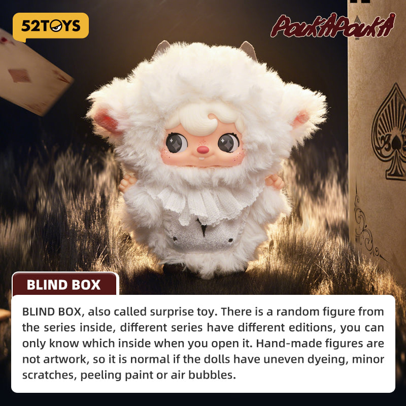 52TOYS POUKAPOUKA Série Me & Myself Boîte Mystère Peluche Vinyle Figurine de Collection Mignonne Tendance Une Figurine Aléatoire par Commande
