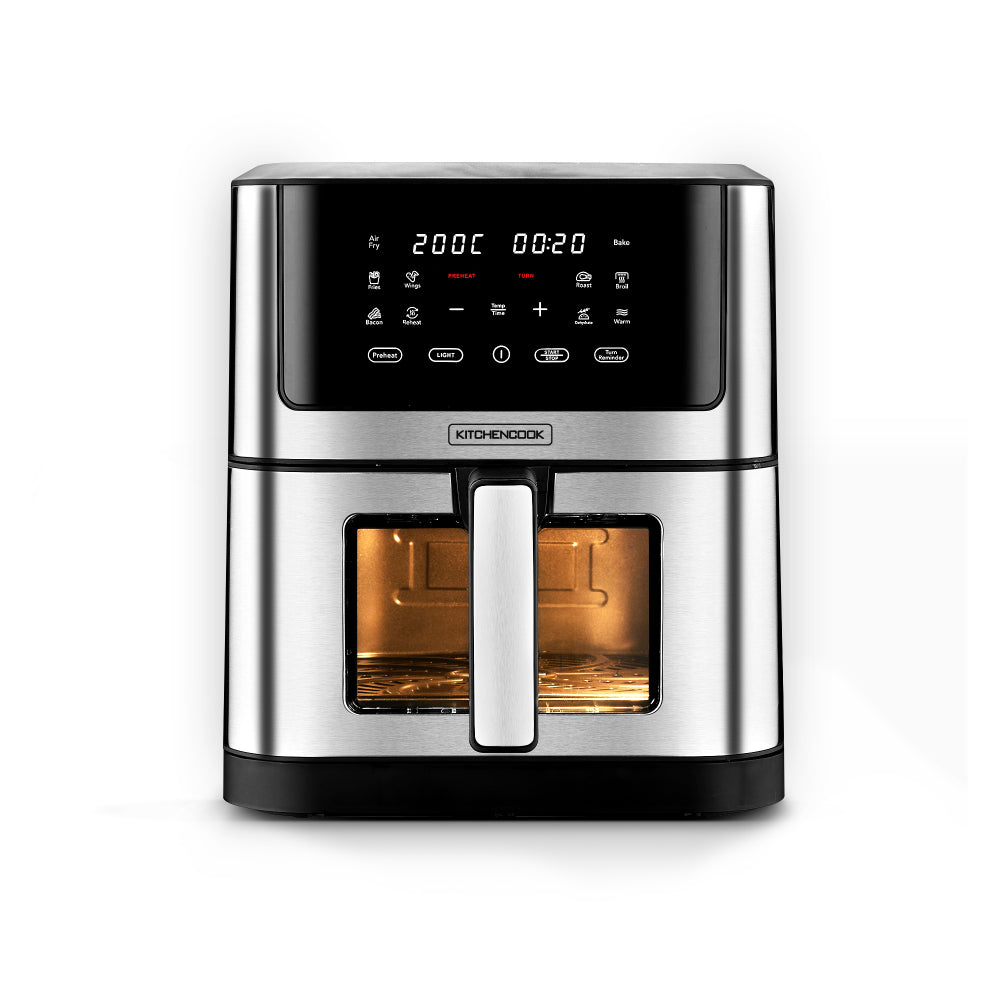 KITCHENCOOK AIRMED WXL Friteuse sans huile 8 L, 10 programmes préréglés, avec hublot de visualisation