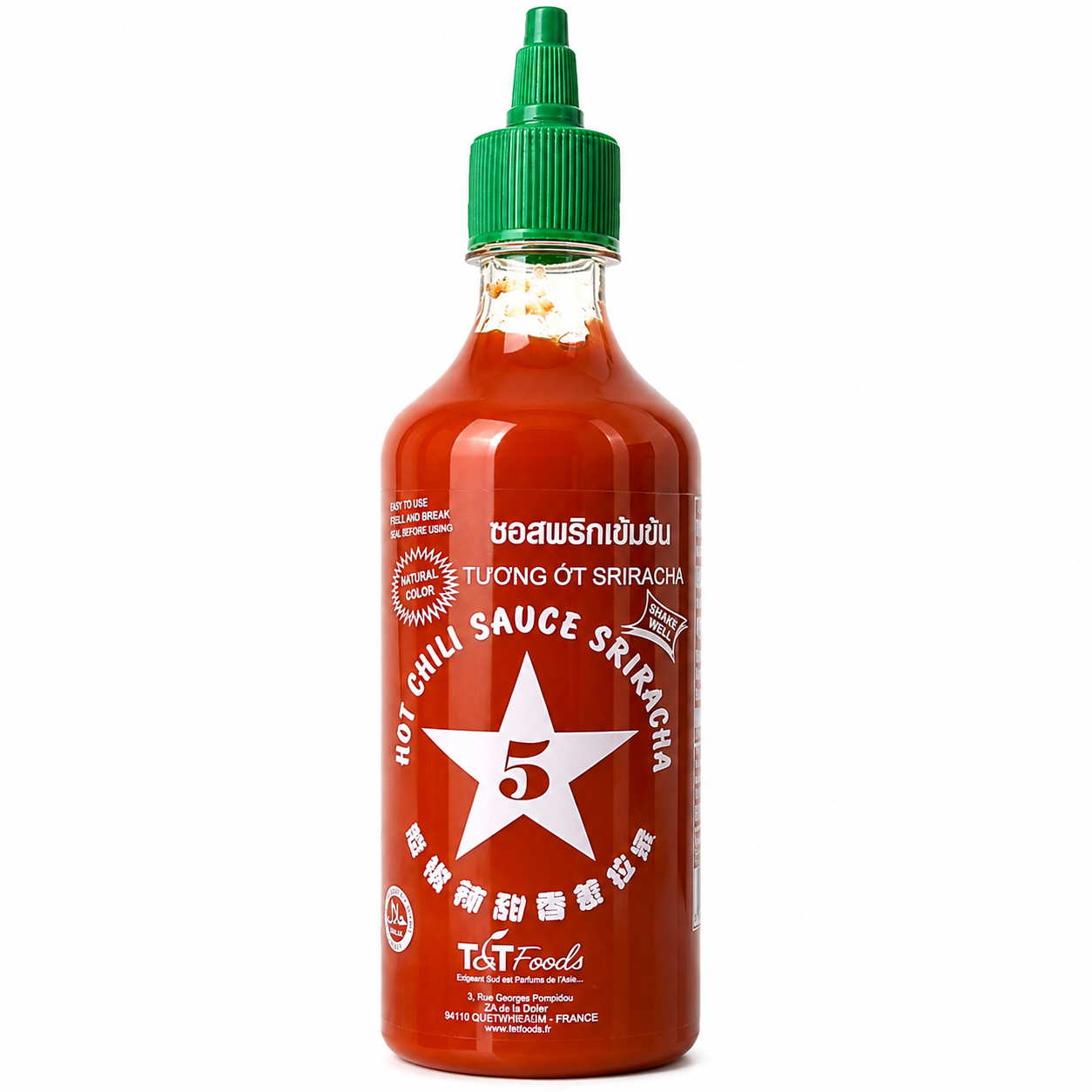 5 ÉTOILES Sauce de Piment Sriracha HL 455 ml