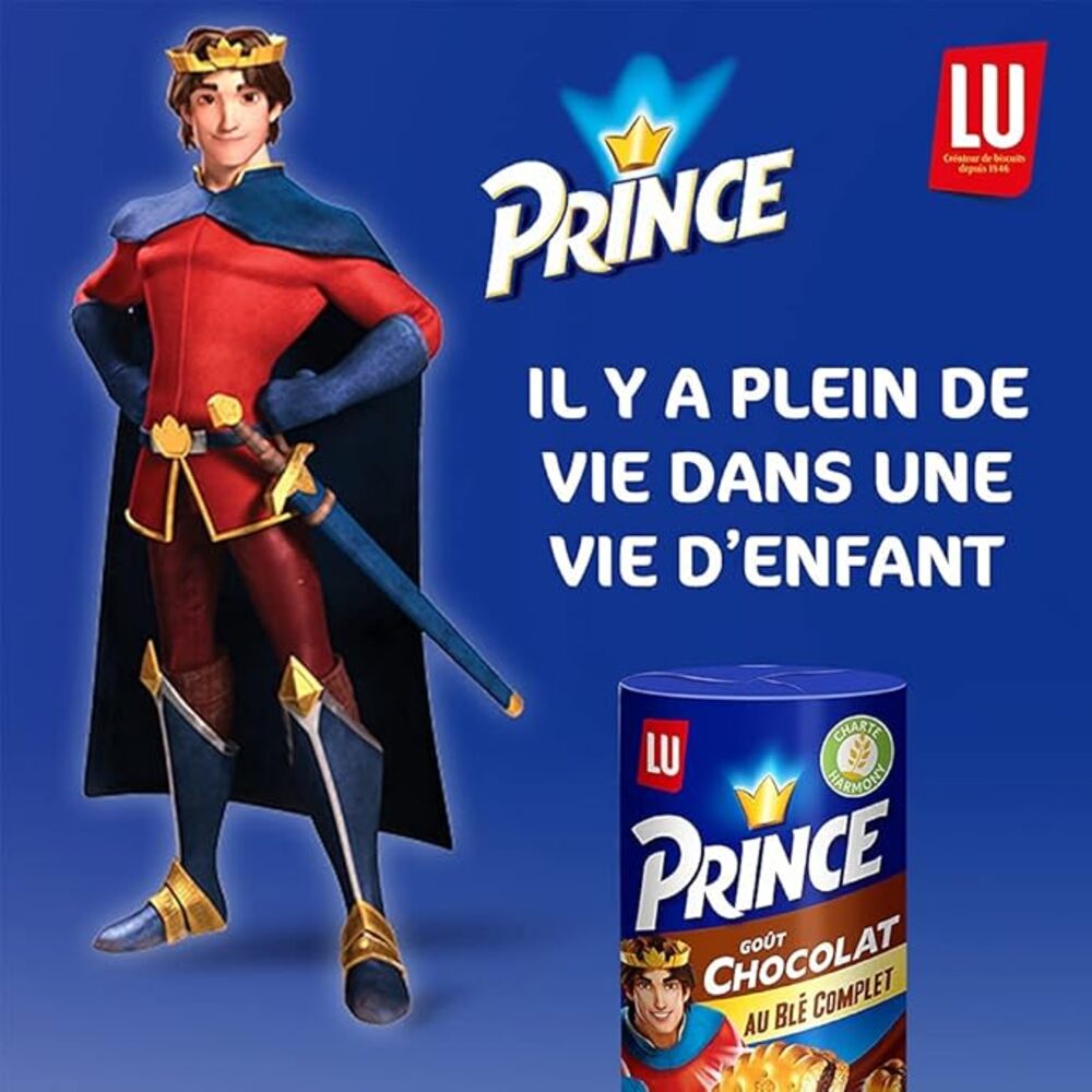 LU Prince Biscuits fourrés au chocolat au blé complet - 300 g