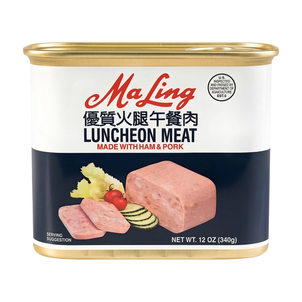 Ma Ling Viande de porc en conserve avec jambon, 340 g