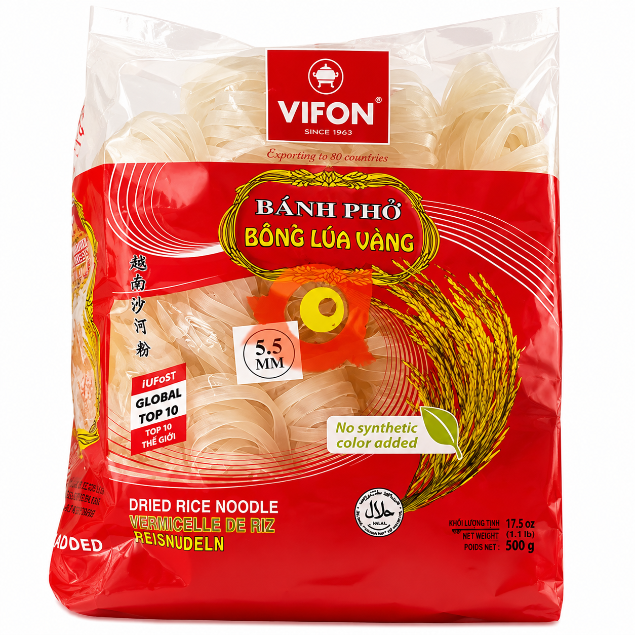 VIFON Nouille de riz 5,5 mm « Bong Lua Vang »