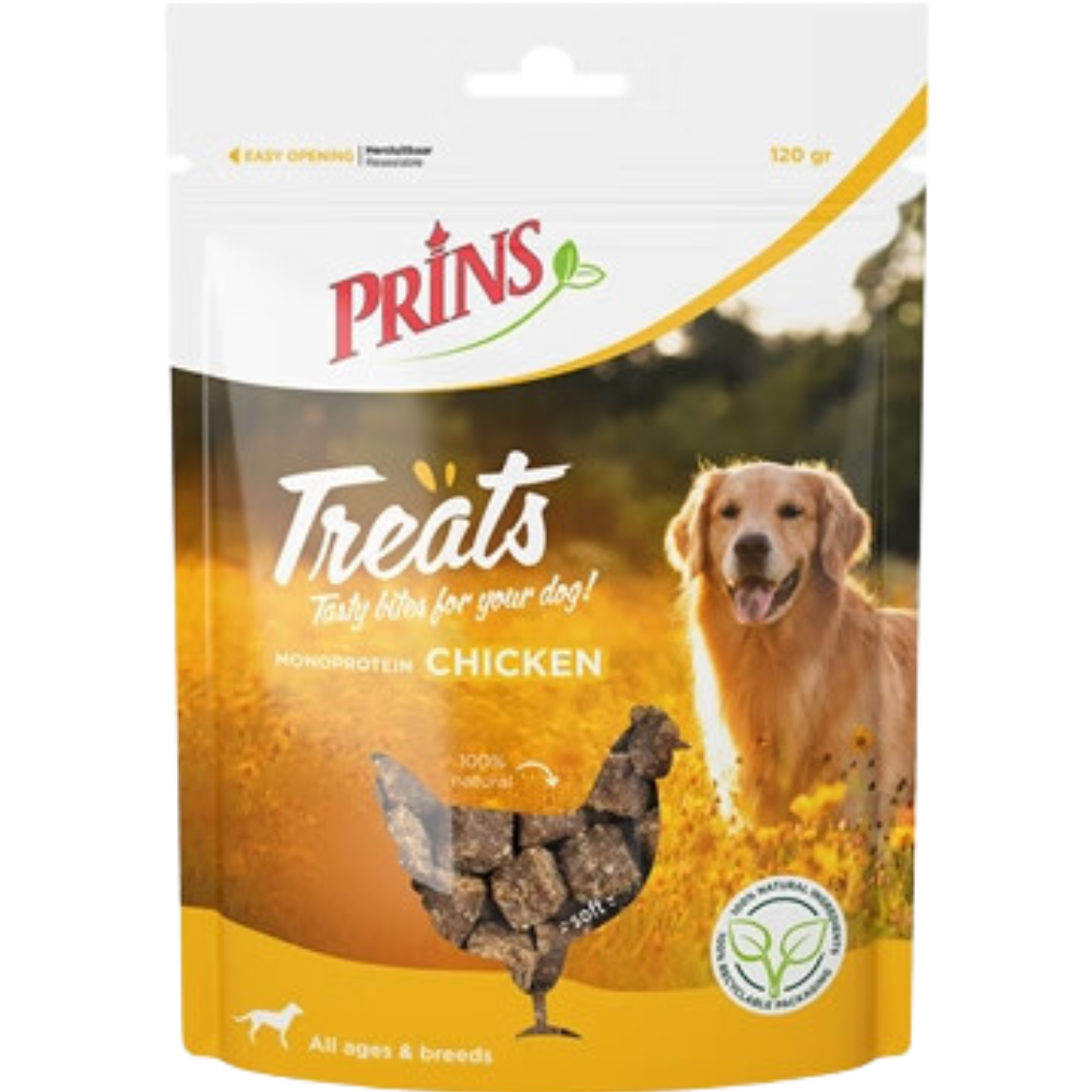Prins friandises pour chien au poulet 120 g