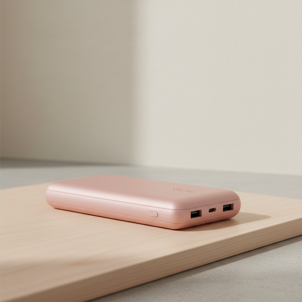 Belkin BOOST CHARGE™ Batterie externe 20 000 mAh avec ports USB-A et USB-C, 15 W - Or rose