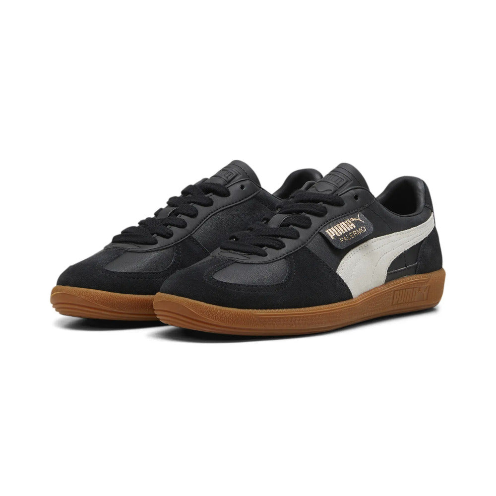 PUMA Palermo Cuir Noir/Blanc 46