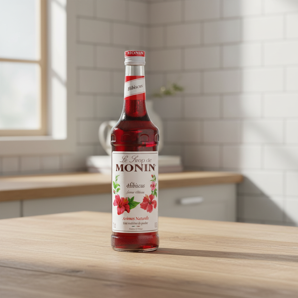 MONIN Sirop saveur hibiscus - 700 ml
