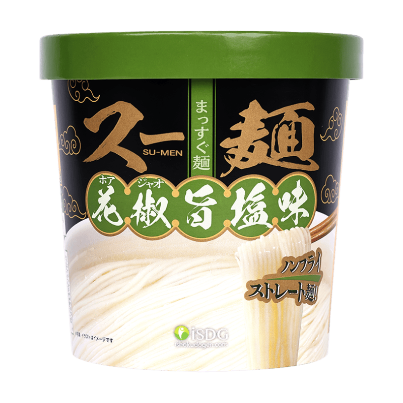 ISDG Nouilles somen japonaises instantanées saveur poivre de Sichuan 77 g/boîte