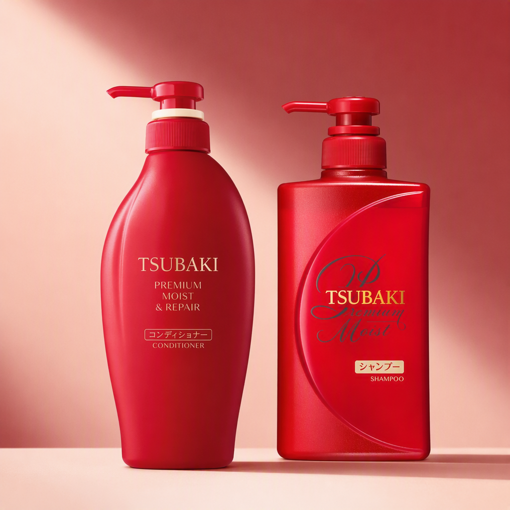 TSUBAKI Coffret Shampooing & Après-Shampooing Premium Hydratation & Réparation