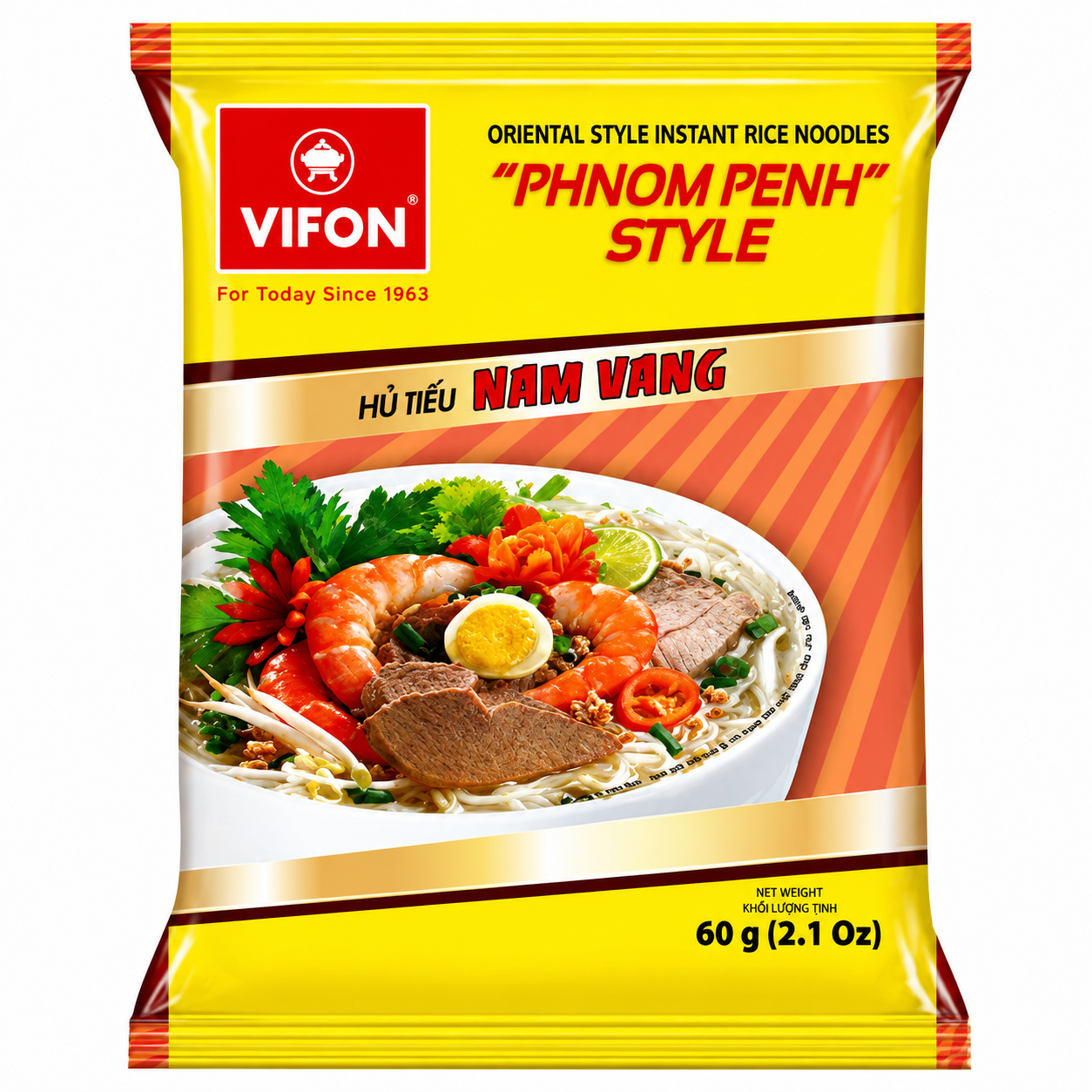 VIFON Nouilles de riz instantanées Hu Tieu Nam Vang - 60 g