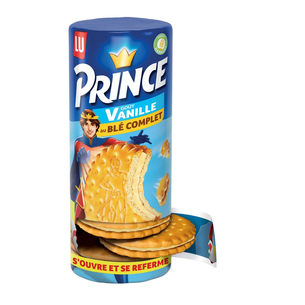 PRINCE Biscuits vanille paquet 300g