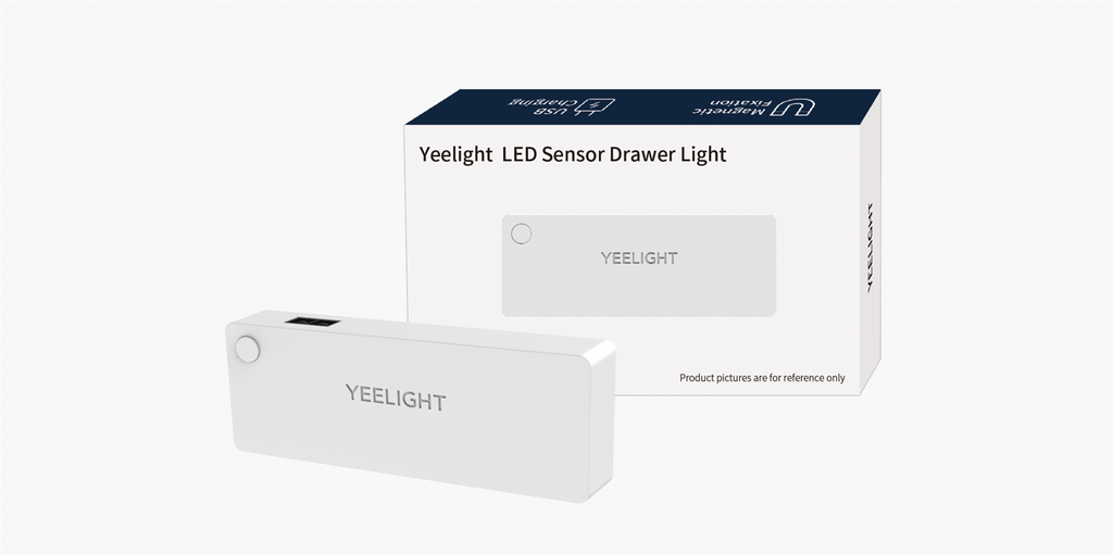 Yeelight Lot de 4 éclairages de tiroir LED avec détecteur de mouvement