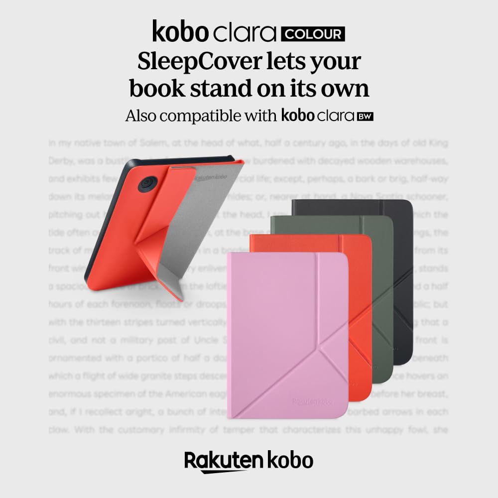 Kobo SleepCover Étui pour Kobo Clara Colour/BW - Jaune beurre