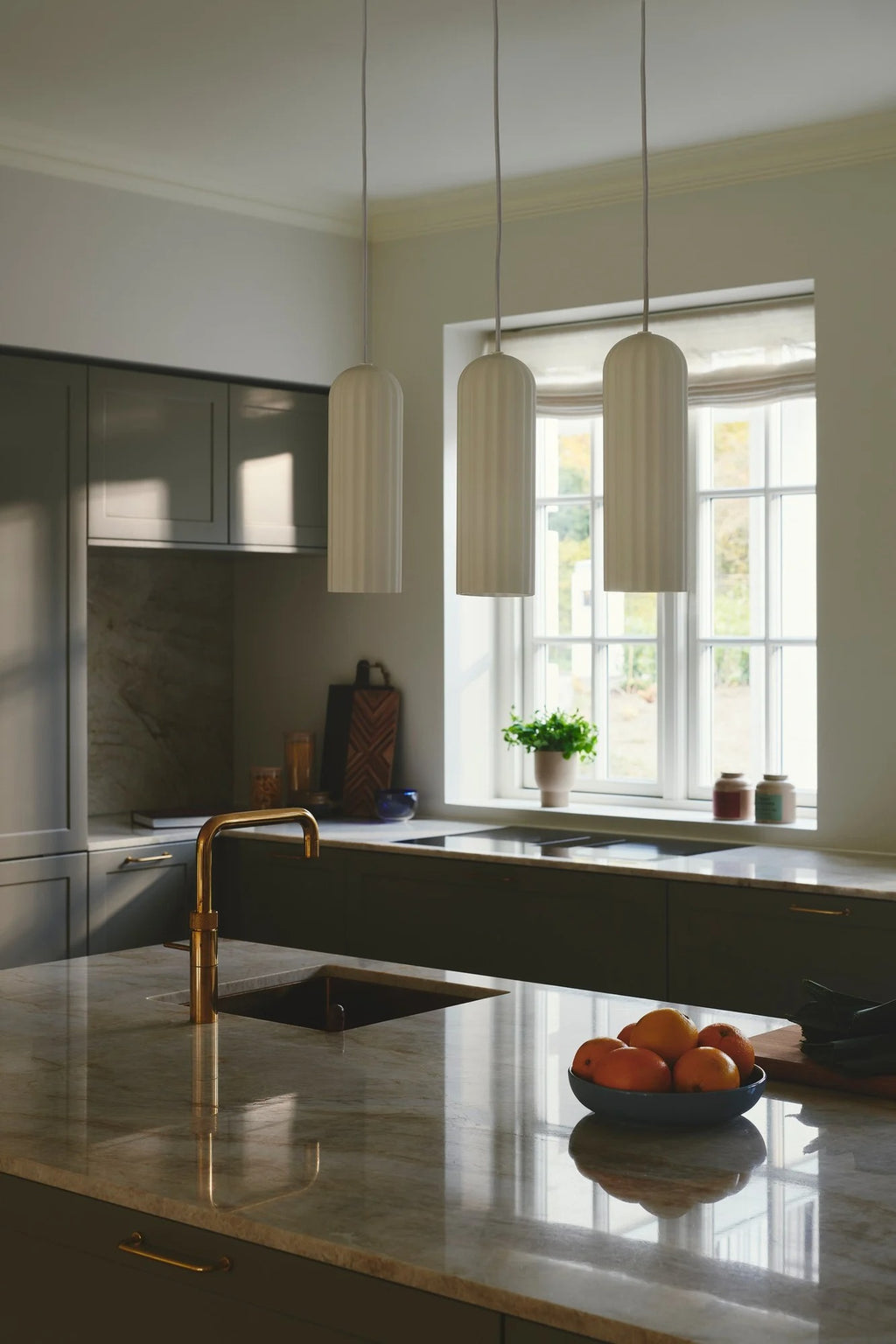 Suspension MIELLA 3-Rail verre blanc IP20 E27 - Nordlux, Intérieur