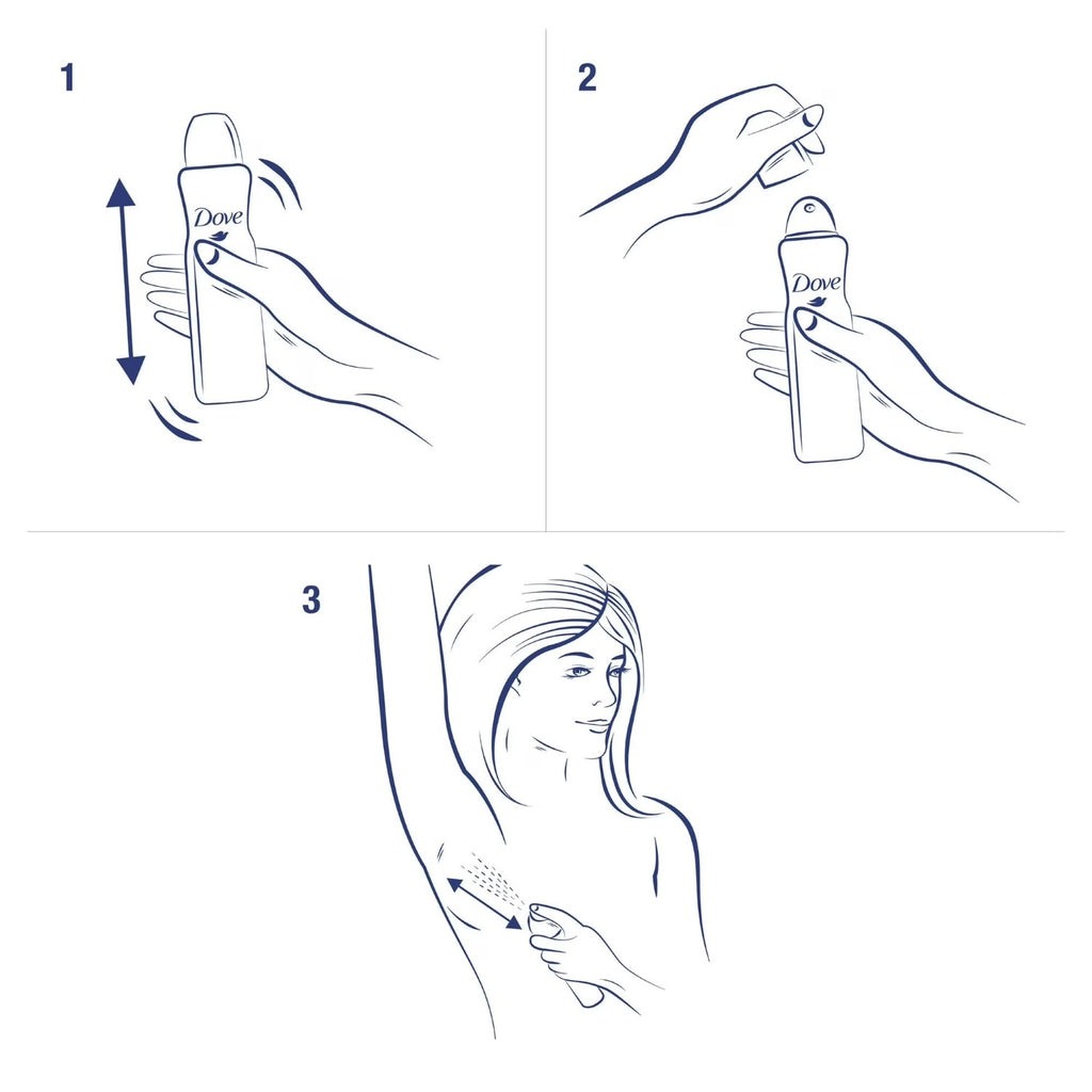 DOVE Déodorant spray Soin avancé Pomme & thé blanc - 250 ml