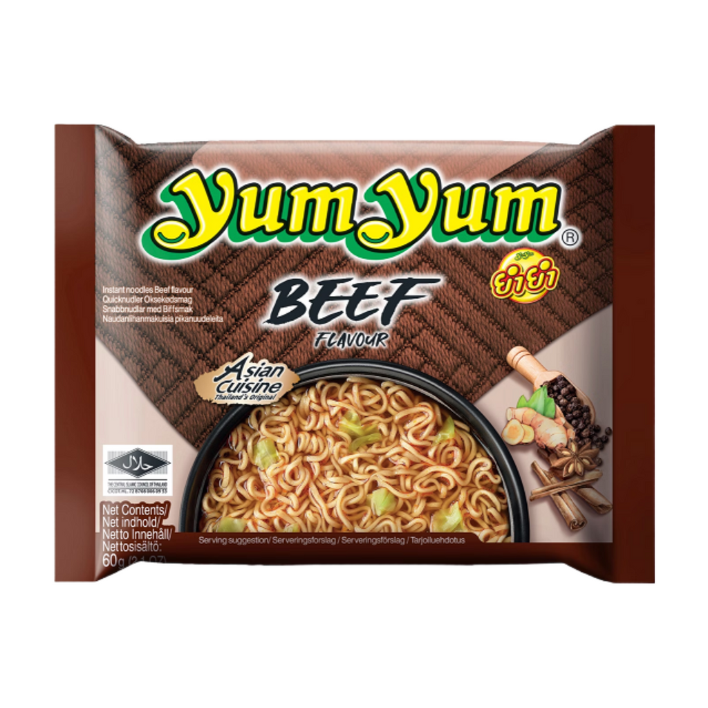 Yum Yum Nouilles saveur bœuf, 60 g