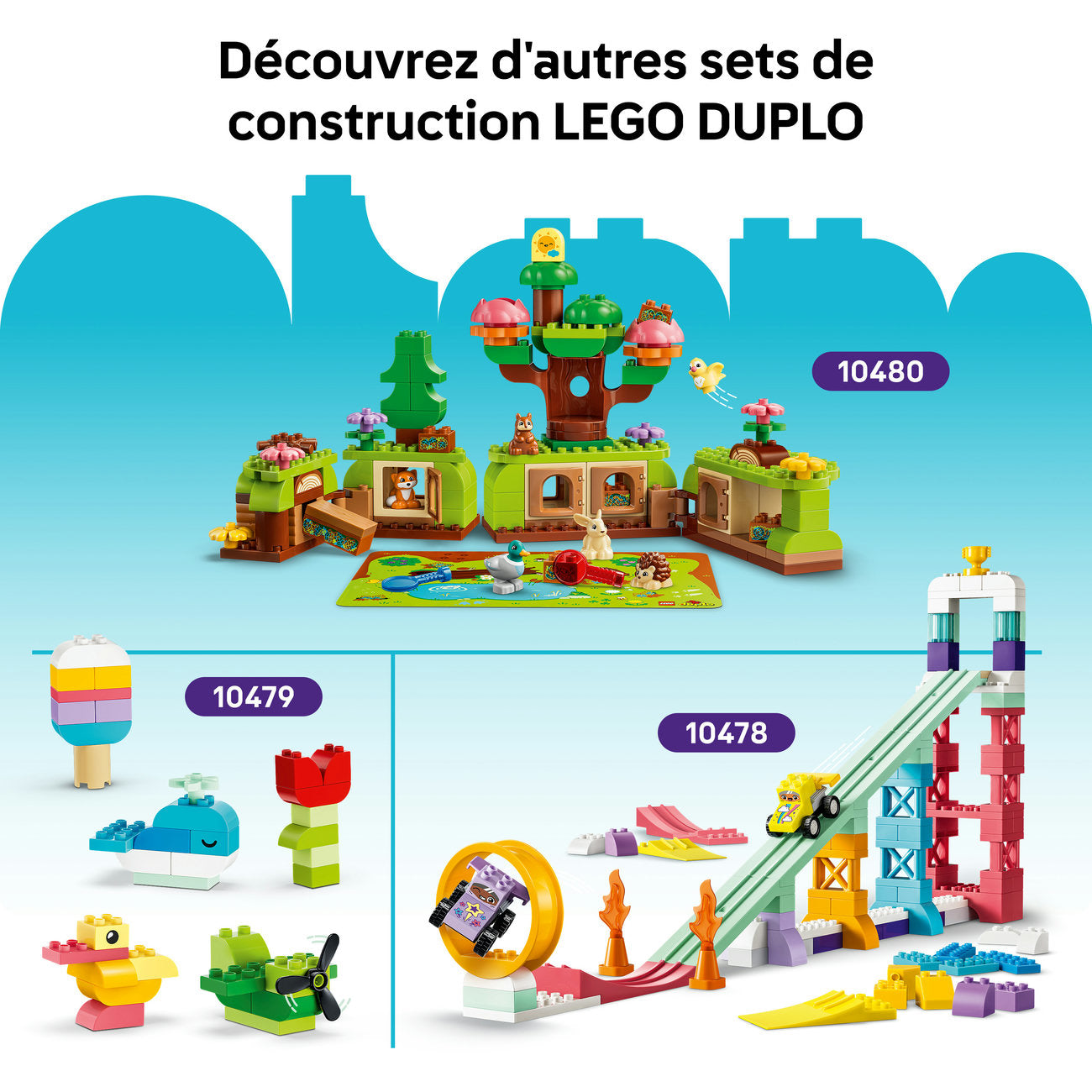 LEGO DUPLO Set de construction animaux 10472