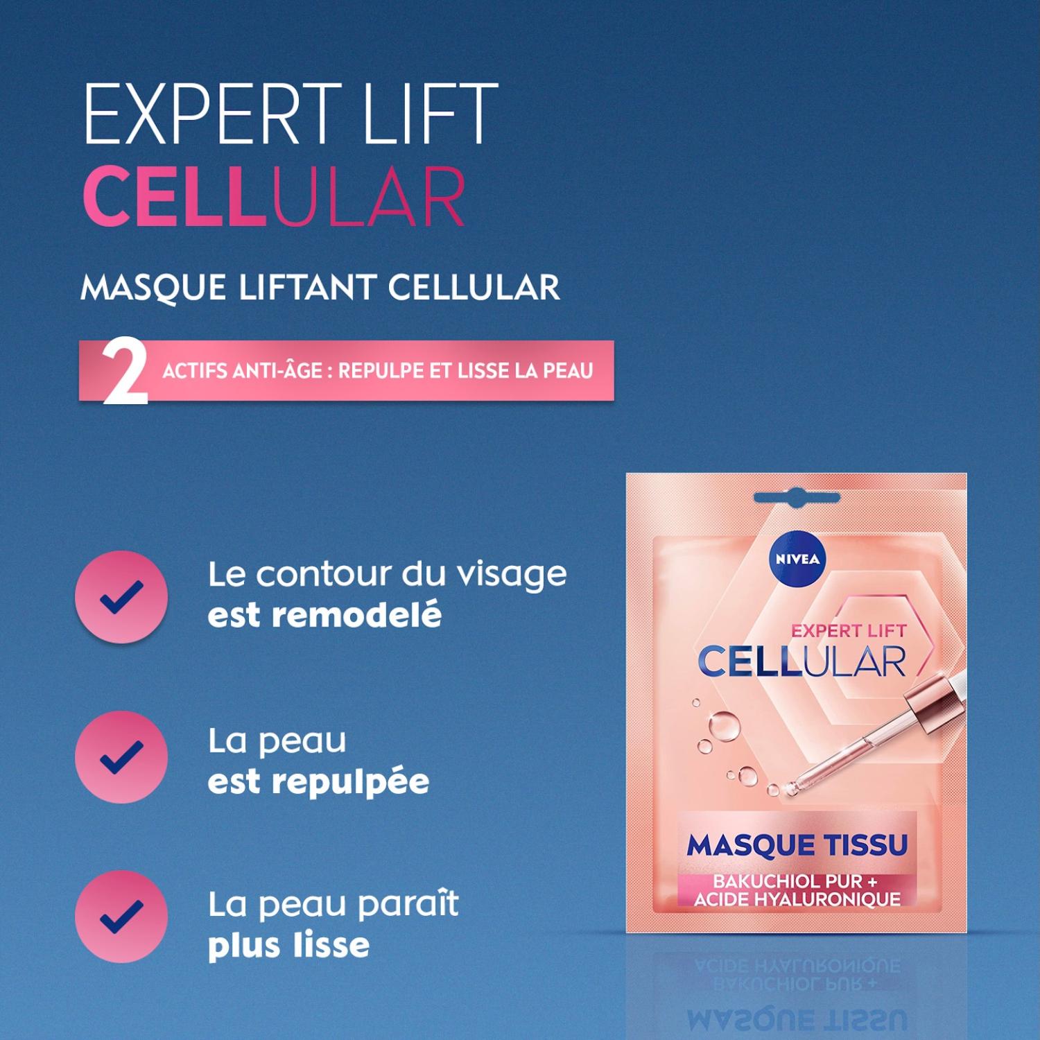 NIVEA Cellular Expert Lift Masque Tissu Visage 1 unité