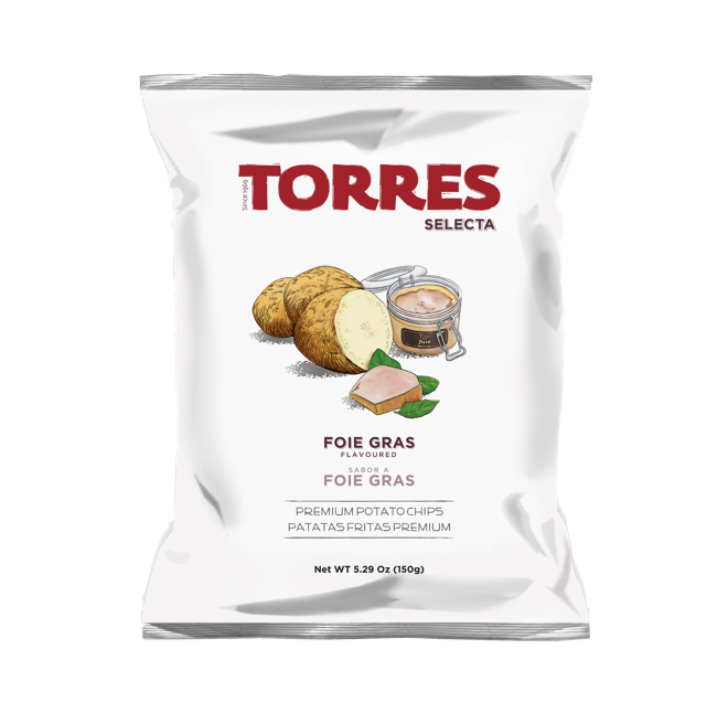 TORRES Selecta Chips saveur foie gras - 150 g