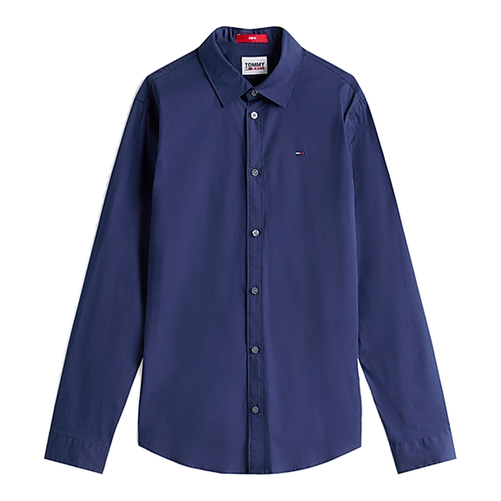 Tommy Hilfiger TJM Original Stretch chemise homme bleu nuit - Taille-XS