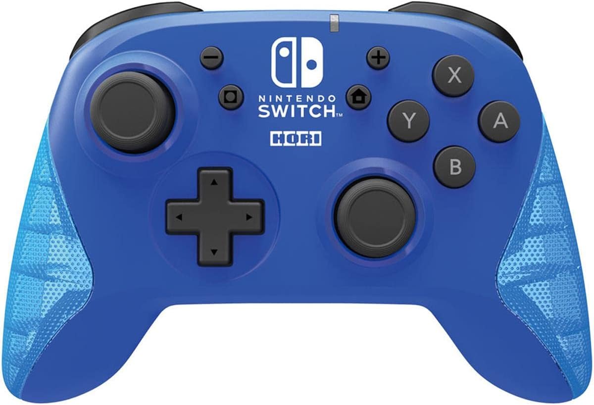 Hori Manette Sans Fil Horipad - Licence officielle pour Nintendo Switch- Bleu
