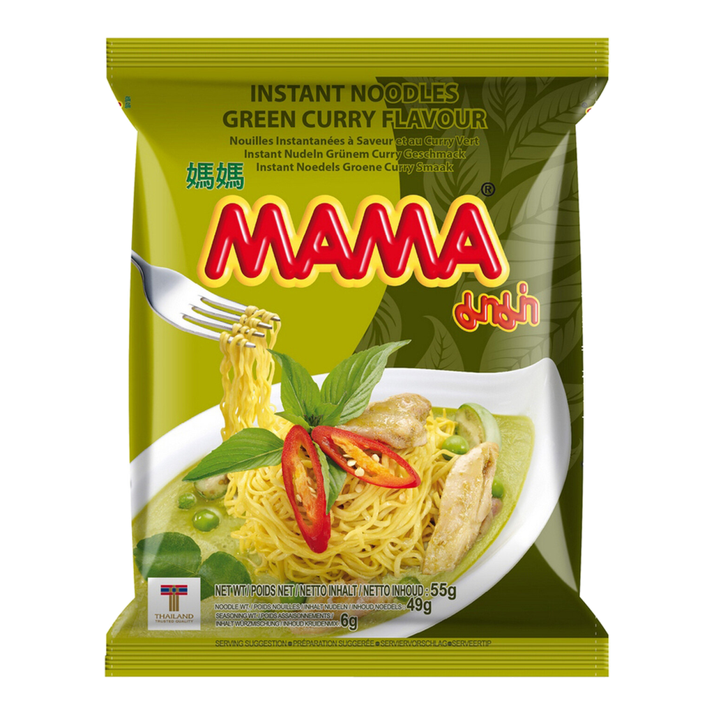 MAMA Nouilles instantanées saveur curry vert 55 g