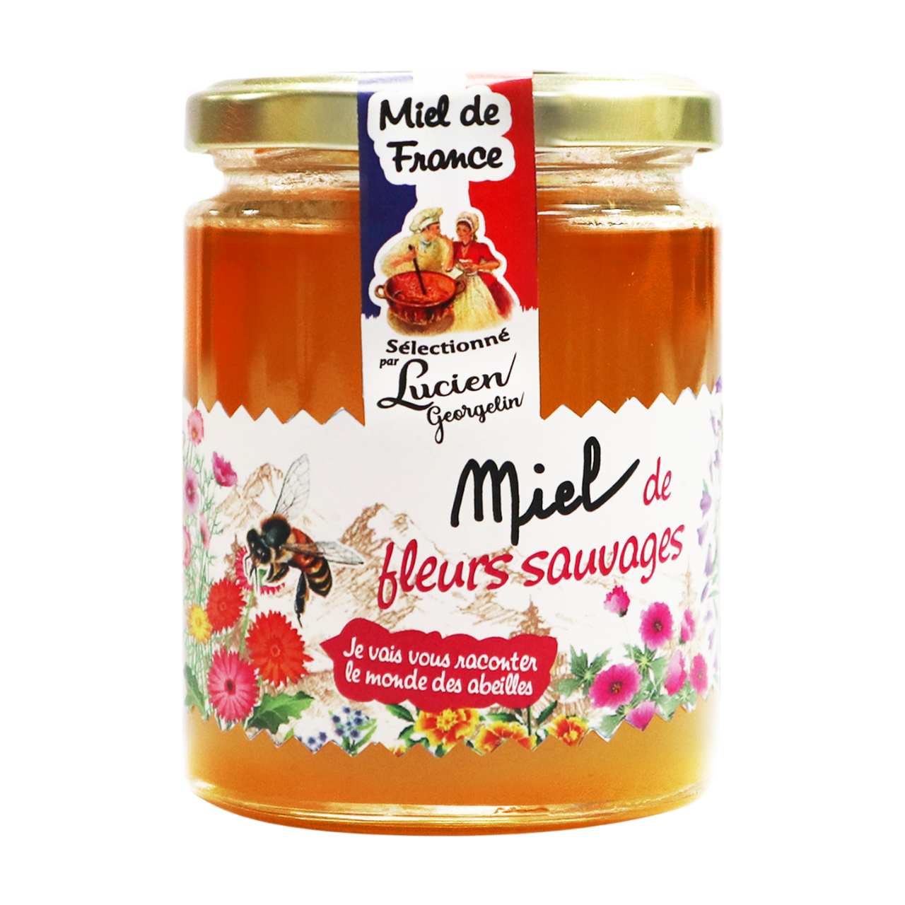 LUCIEN GEORGELIN Miel de fleurs sauvages - 375 g