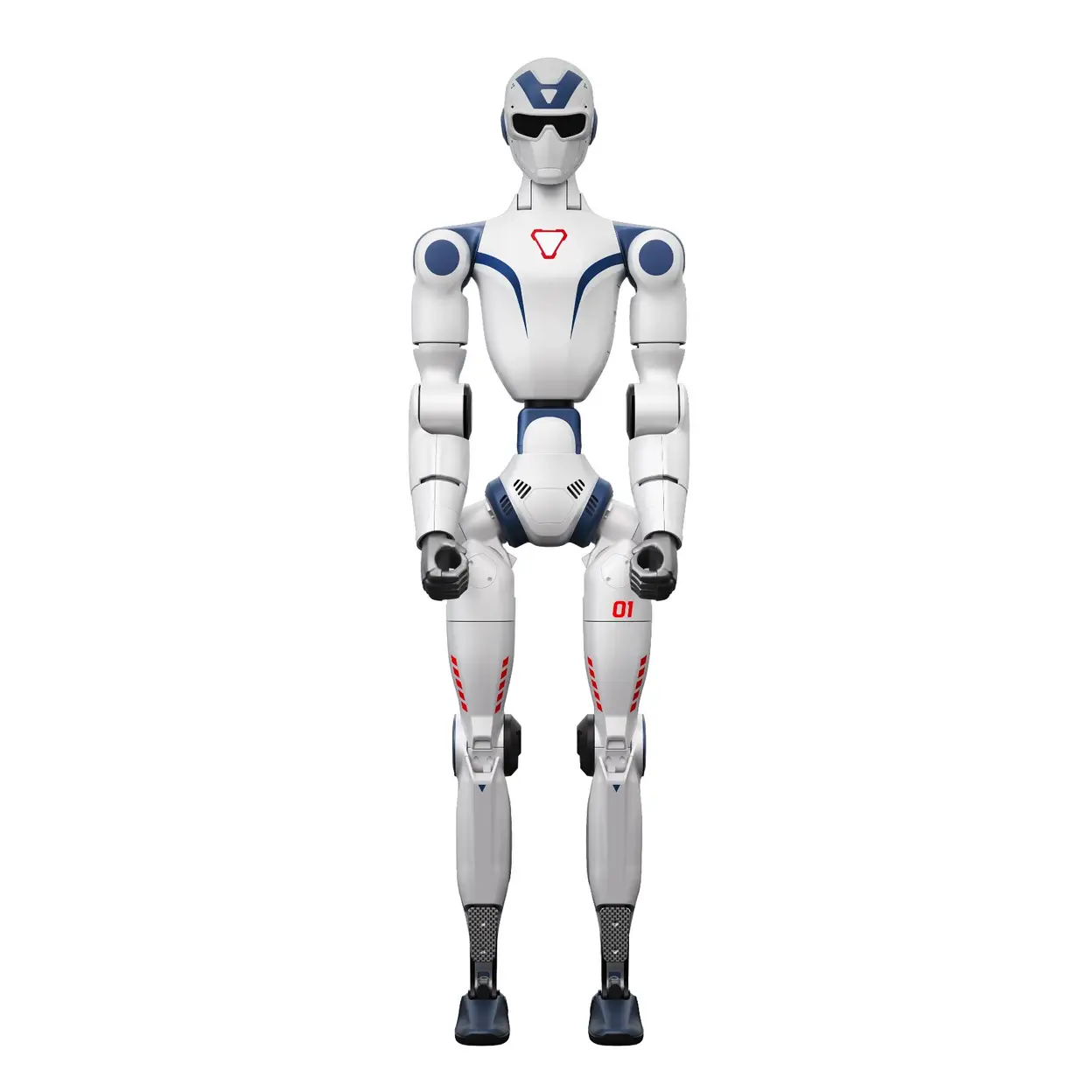 Unitree En stock, livraison le lendemain ! Robot humanoïde R1 Air, intelligence incarnée, caméra monoculaire, 20 degrés de liberté, interaction intelligente avec modèle vocal IA, coloris bleu et blanc