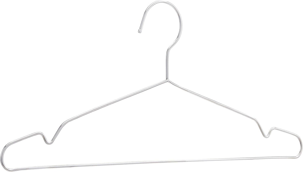 ANQI Lot de 50 cintres en acier inoxydable - Argent
