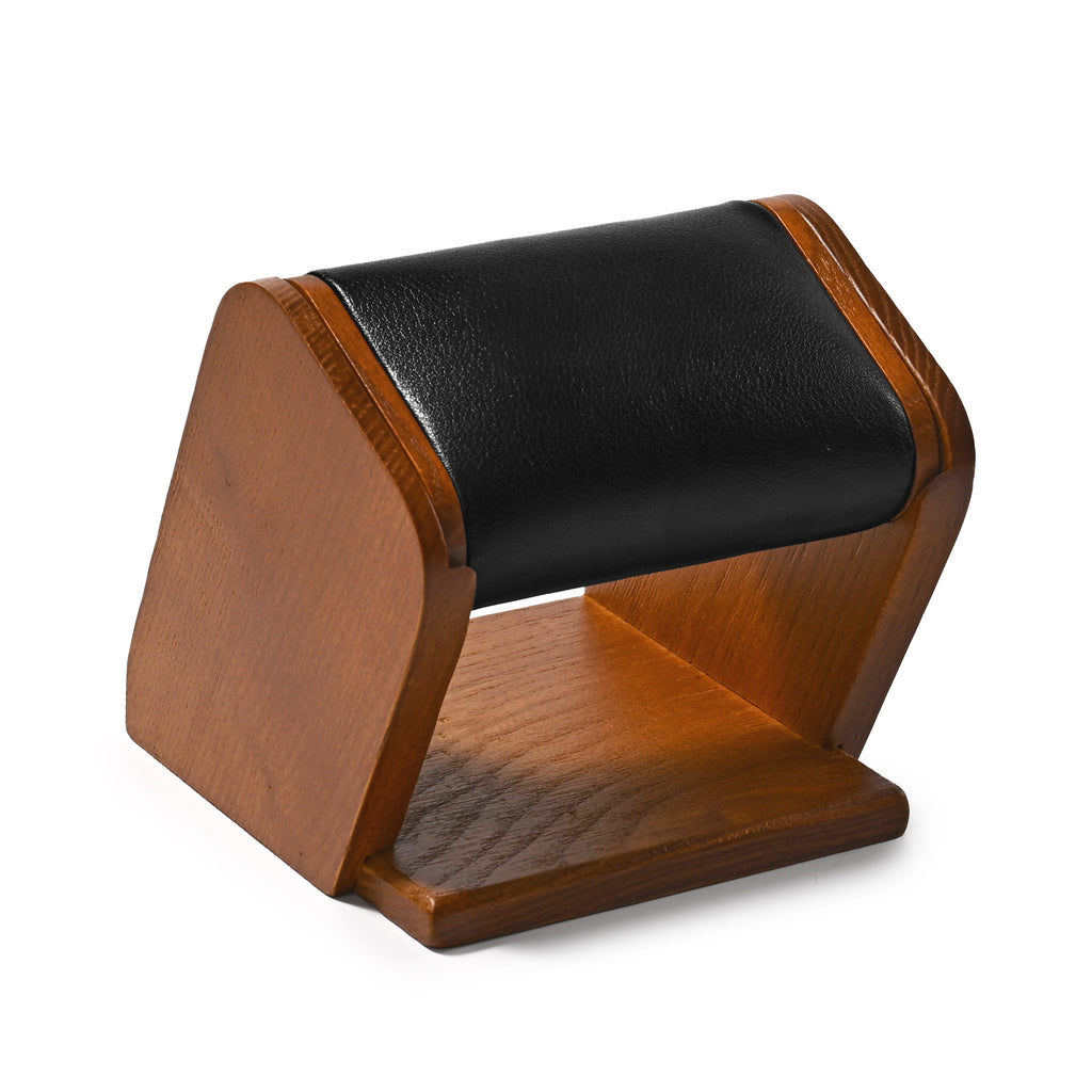 Oirlv Support de montre, Présentoir de montre et bijoux en bois, Organisateur de rangement pour vitrine