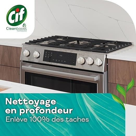 Cif Spray Nettoyant Multi-Usages, Formule Javel, 750 ml