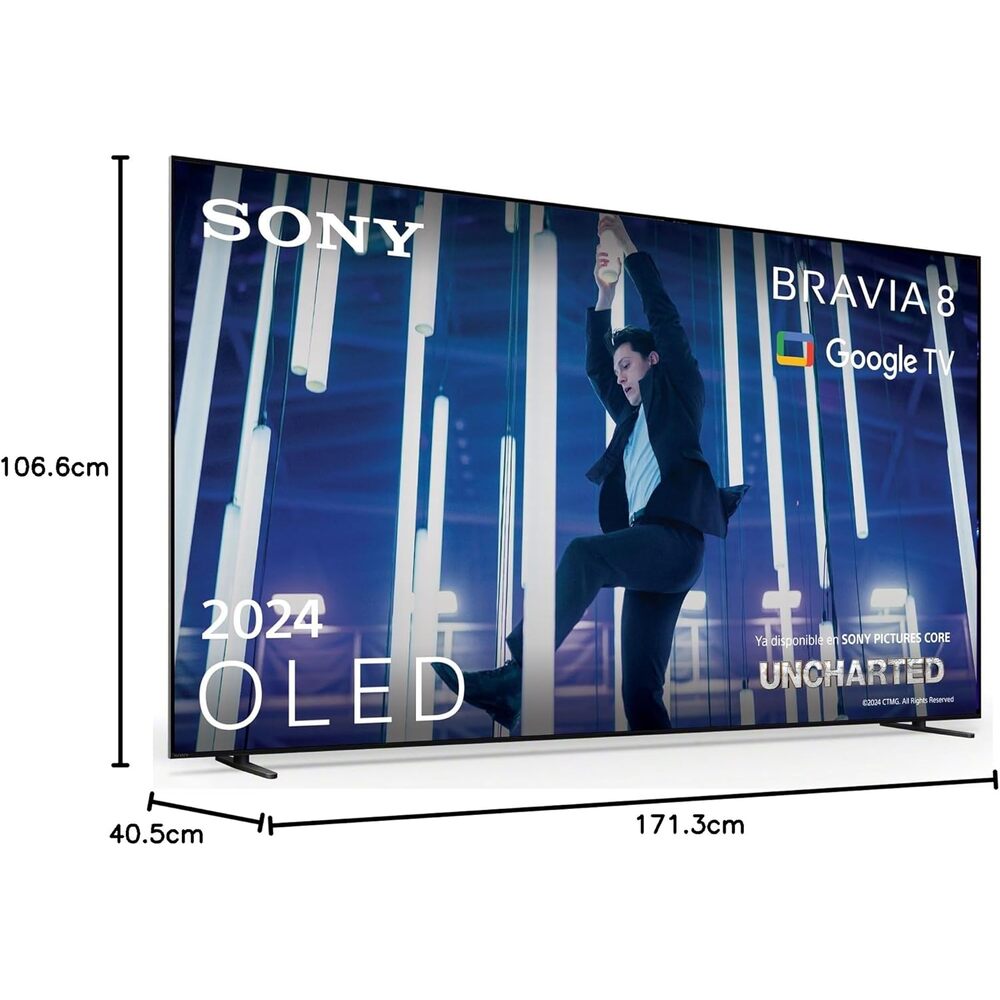 Sony Smart TV 77’’ BRAVIA 8 – OLED 4K 2024 K-77XR80