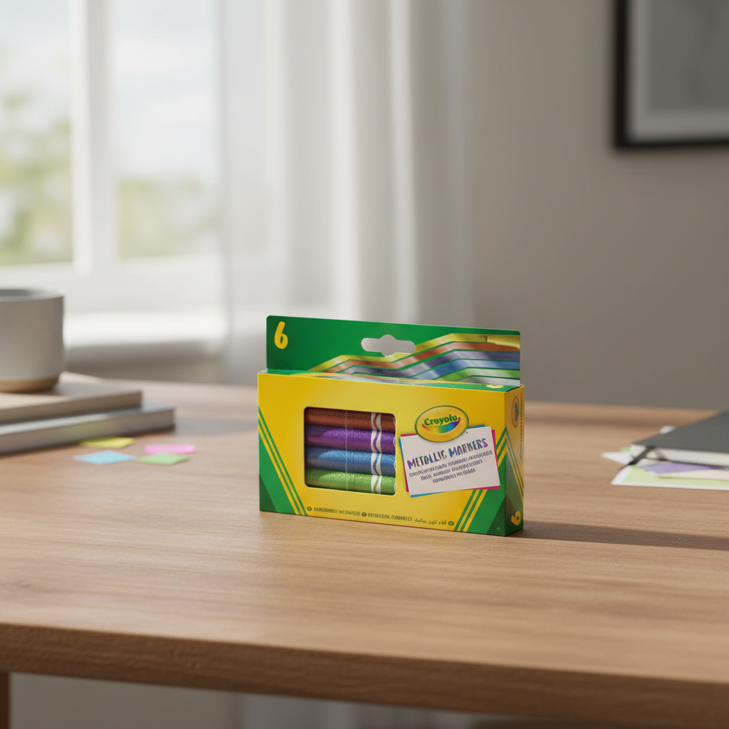 Crayola 6-Marqueurs métallisés