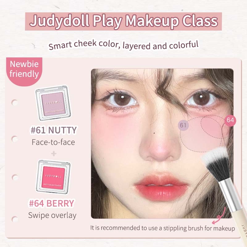 JUDYDOLL Blush en poudre #02