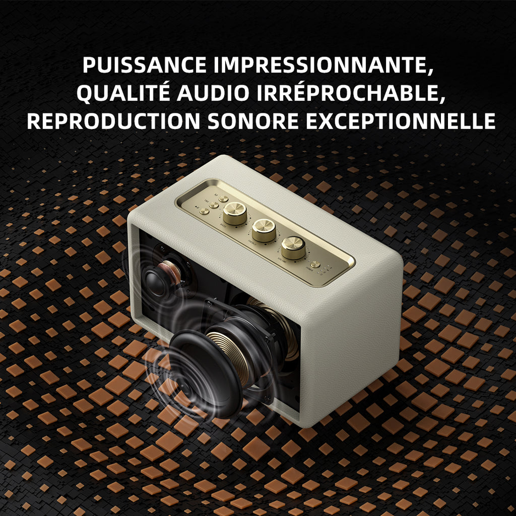 Mlove A200 Enceinte Bluetooth portable - Blanc