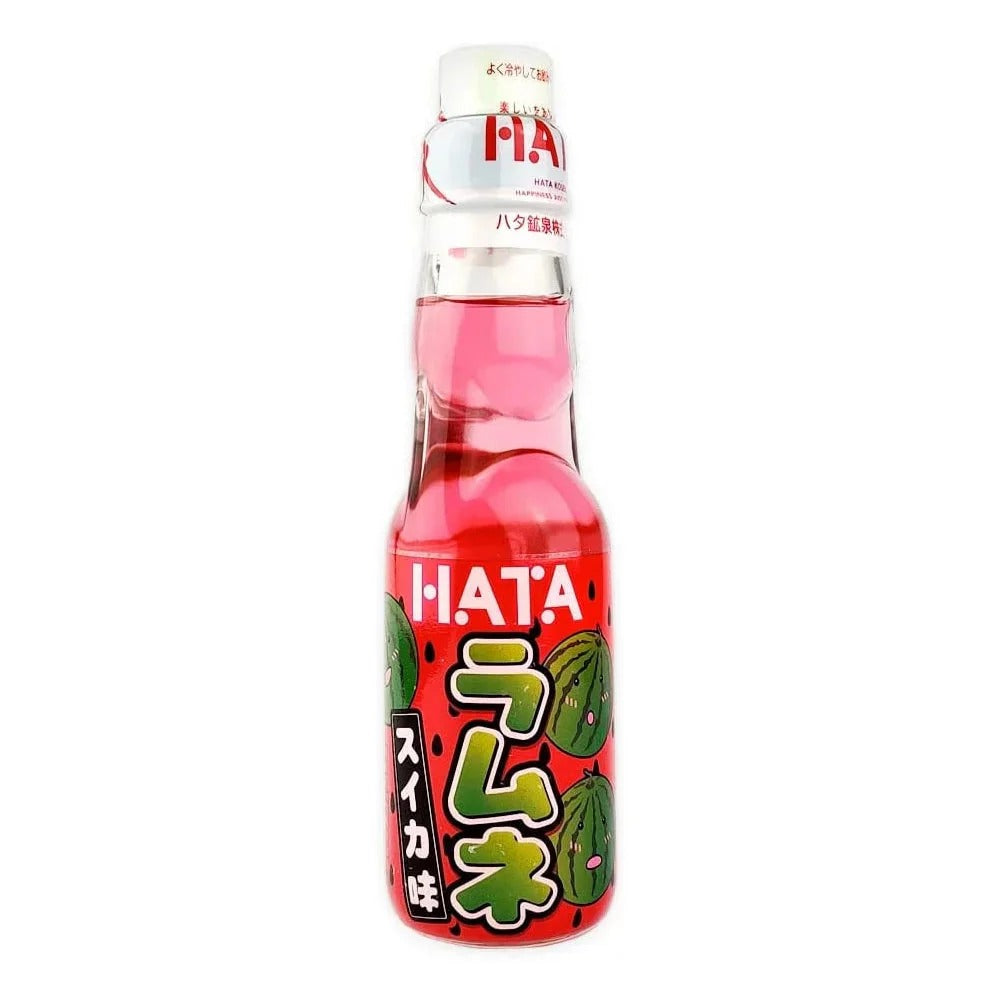 HATA KOSEN Boisson gazeuse Ramune saveur pastèque - 200 ml