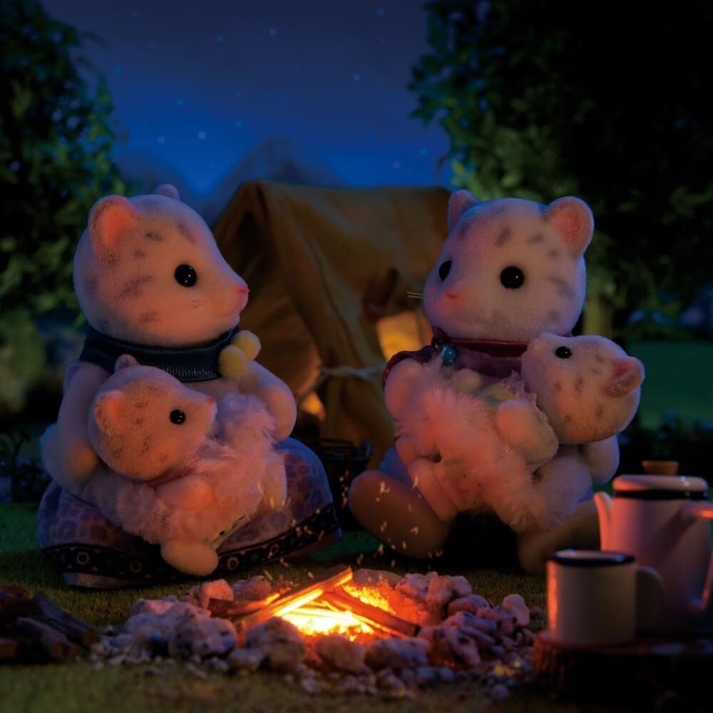 Sylvanian Families Set de Figurines Famille Léopard des Neiges