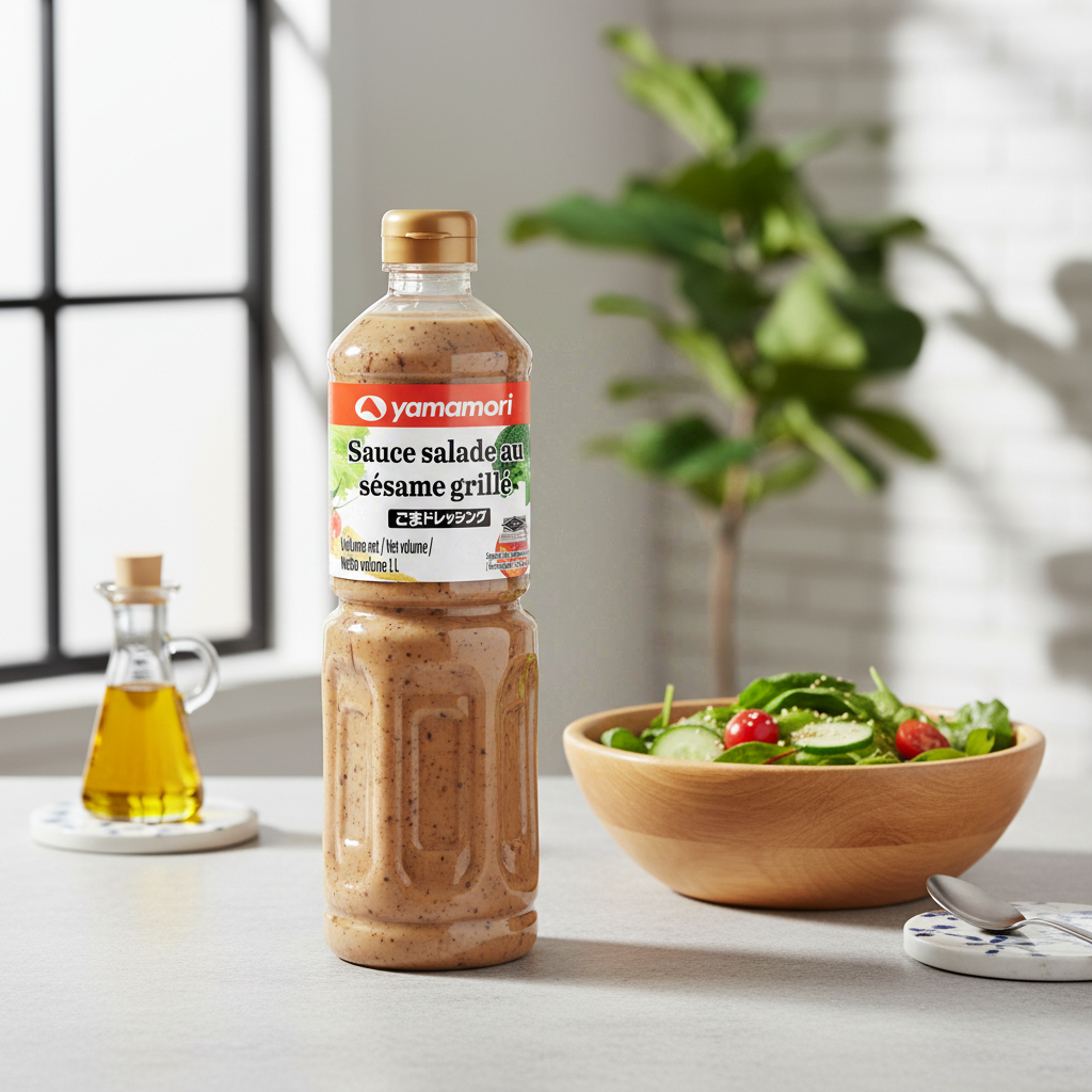 Yamamori Sauce Pour Salade Au Sésame Grillé - 1L